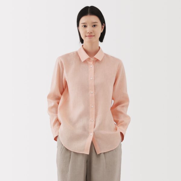 Women's Washed Linen Shirt - Image 21