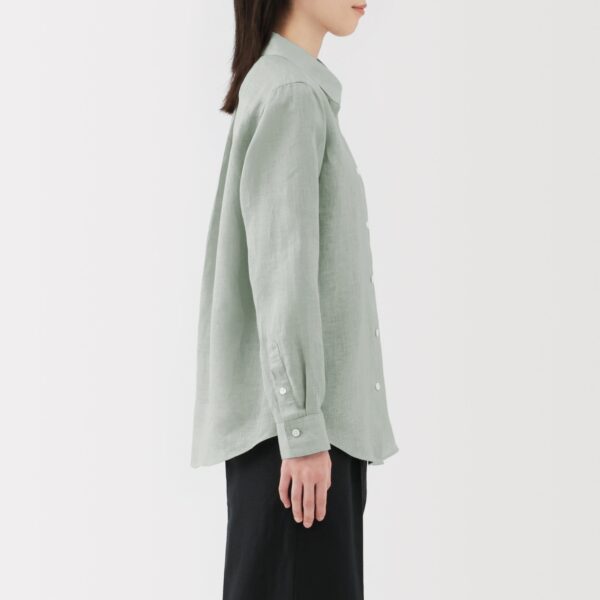 Women's Washed Linen Shirt - Image 5