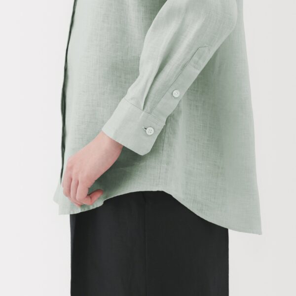 Women's Washed Linen Shirt - Image 8