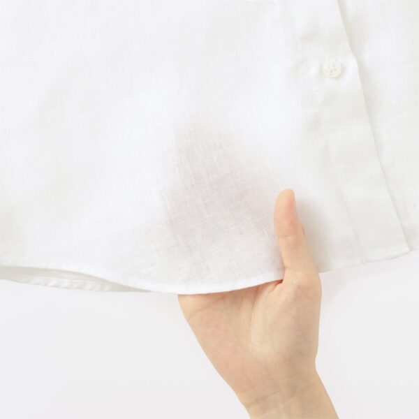 Women's Washed Linen Shirt - Image 10