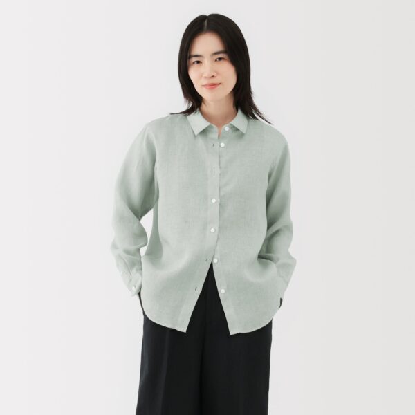 Women's Washed Linen Shirt