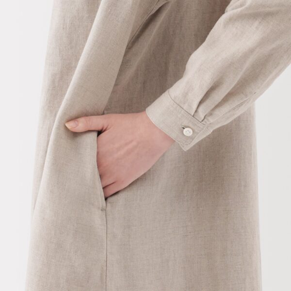 Women's Linen Shirt Dress - Image 24