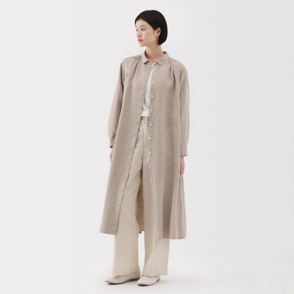Women's Linen Shirt Dress - Image 19