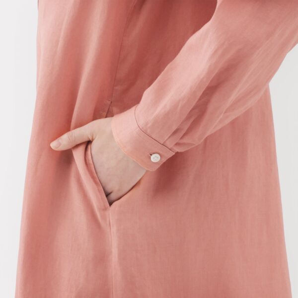 Women's Linen Shirt Dress - Image 16