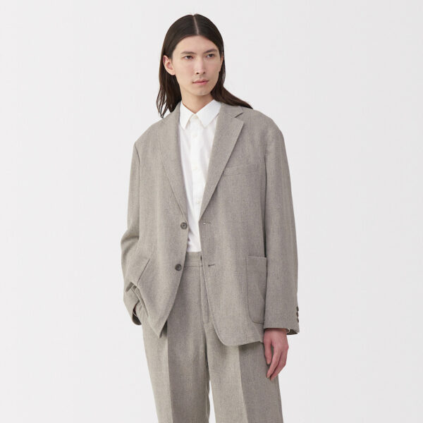 Labo Men's Linen Blend Wool Jacket - Image 13