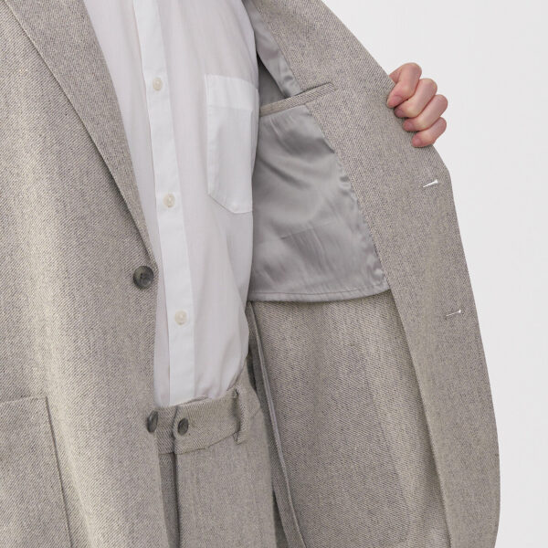 Labo Men's Linen Blend Wool Jacket - Image 19