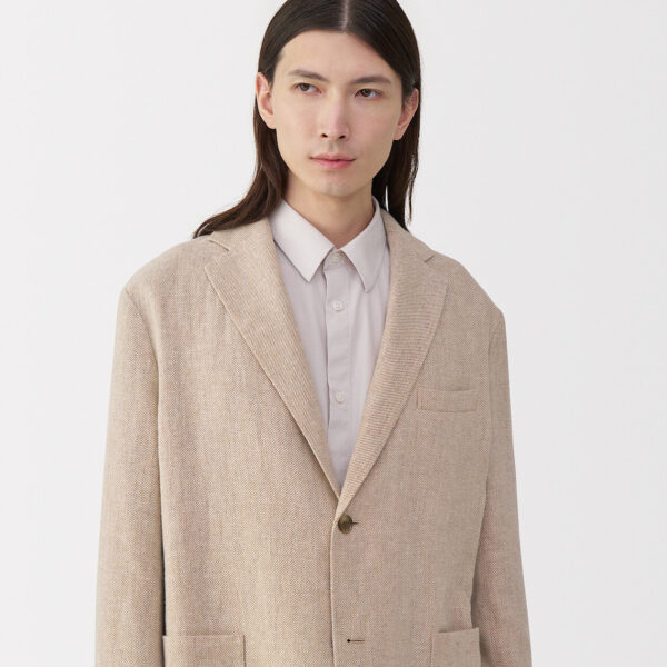 Labo Men's Linen Blend Wool Jacket - Image 7