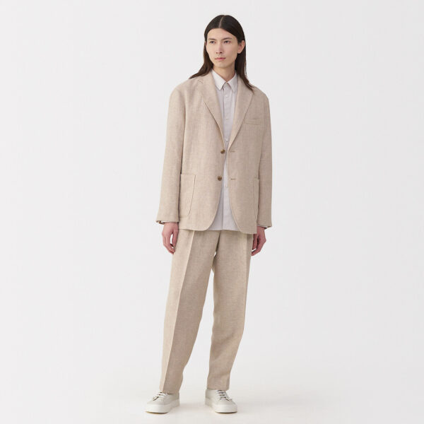 Labo Men's Linen Blend Wool Jacket - Image 4
