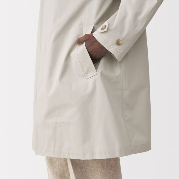 Labo Men's High Density Cotton Single Breasted Coat - Image 11