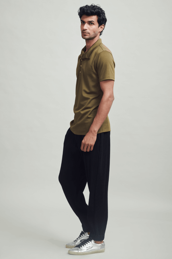 Off Center Placket Polo - Image 19