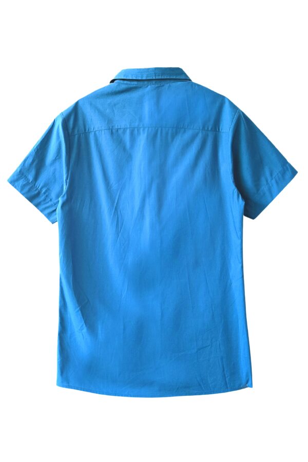Half Sleeve Pintuck Bib Shirt - Image 3