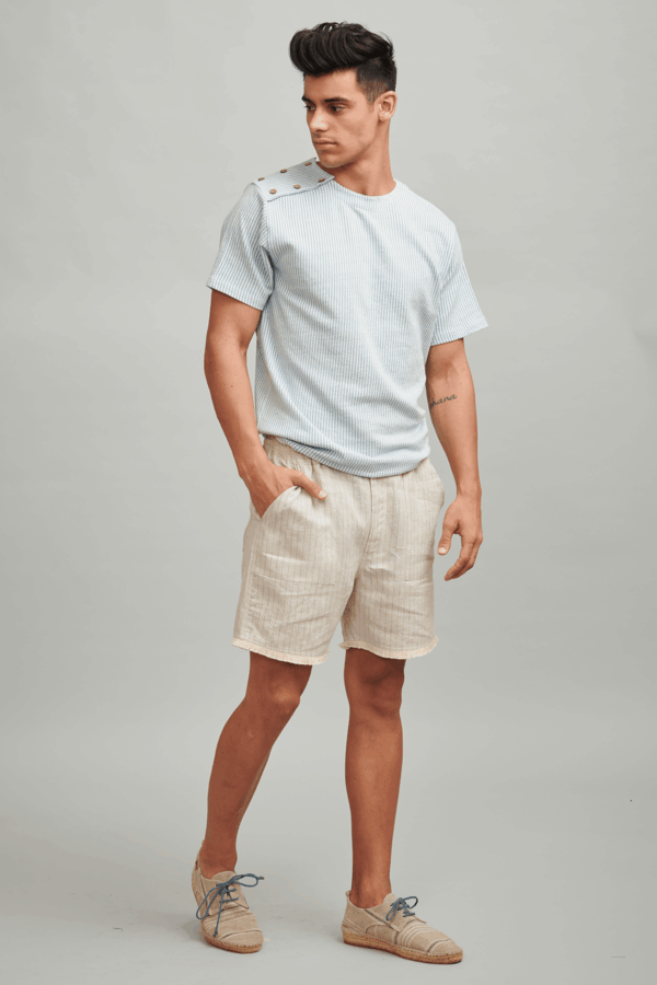 Double Shoulder Placket Polo - Image 14