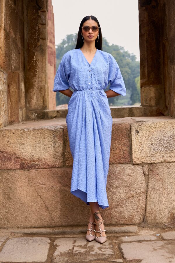 Textured Draped Midi - Image 4