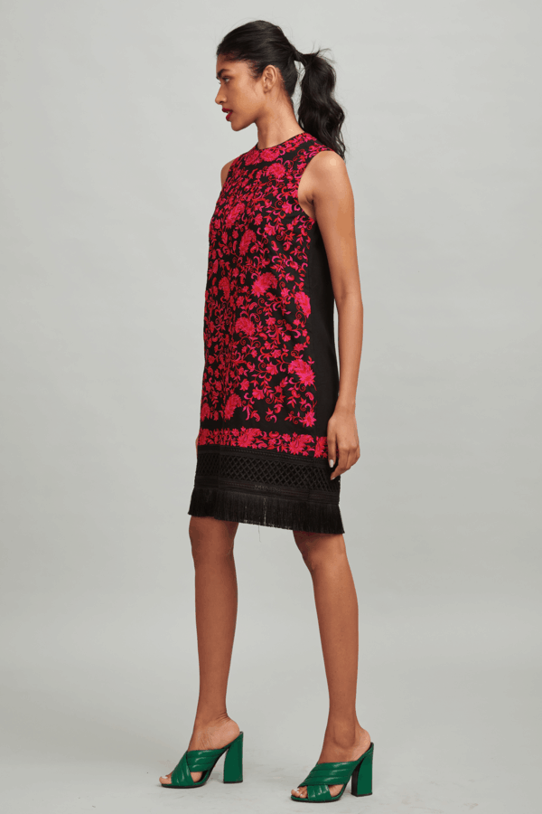 Paisley Fringe Dress - Image 6