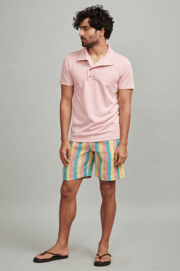 Off Center Placket Polo - Image 12