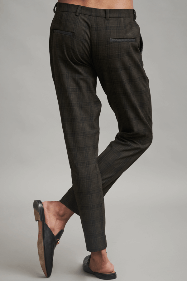 Vegan Leather Detail Pant - Image 8