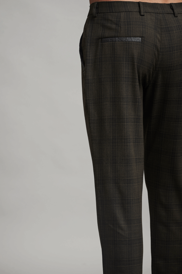 Vegan Leather Detail Pant - Image 7