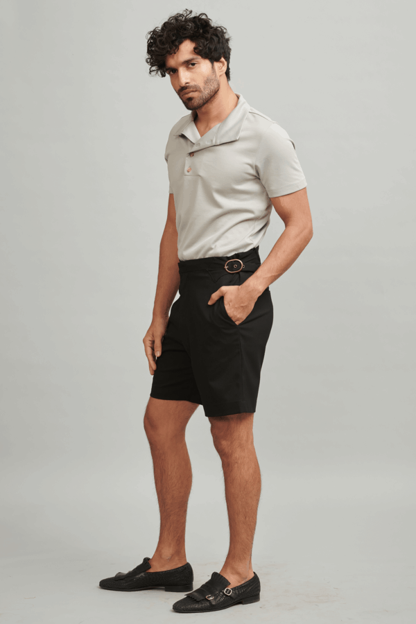Off Center Placket Polo - Image 6