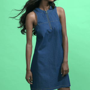Denim Zip Mini