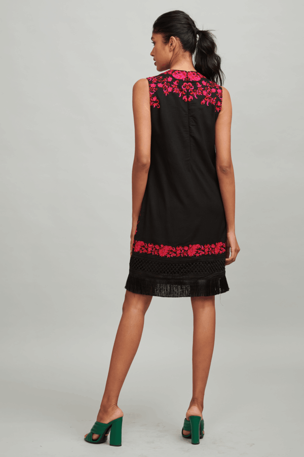 Paisley Fringe Dress - Image 7