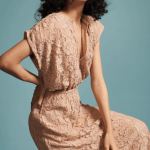 Nude Lace Maxi