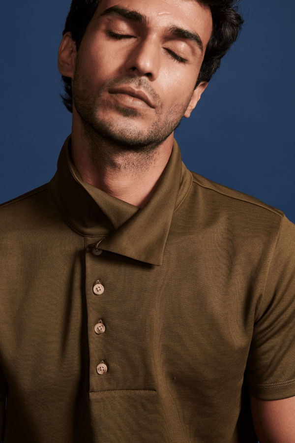 Off Center Placket Polo - Image 22