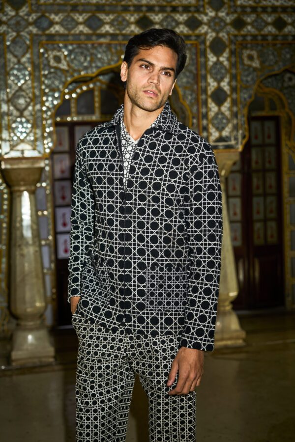 Rattan Embroidered Jacket and Pant - Image 10