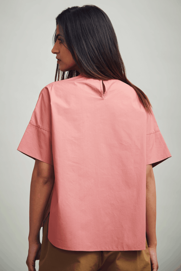 Boxy Poplin Shirt - Image 3