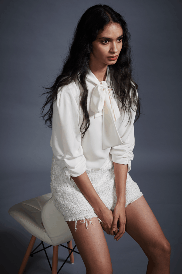 Flowy Blouse with Bow