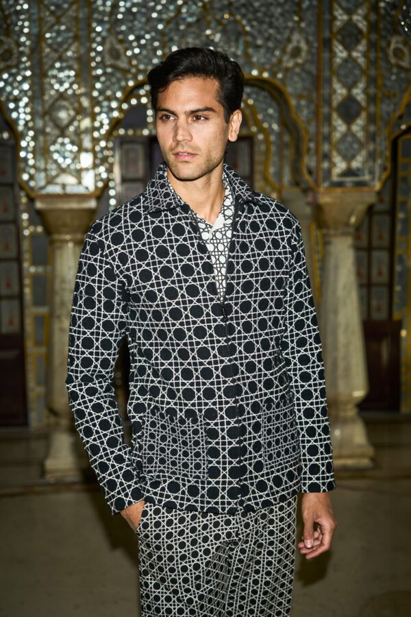 Rattan Embroidered Jacket and Pant - Image 11