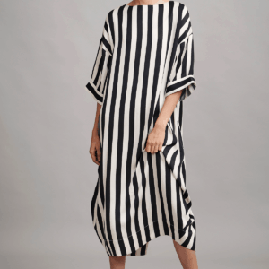 B&W Stripe Midi