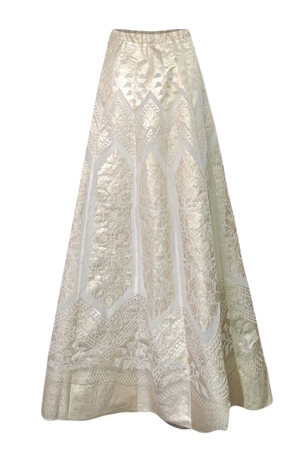 Brocade Chanderi Maxi Skirt - Image 2