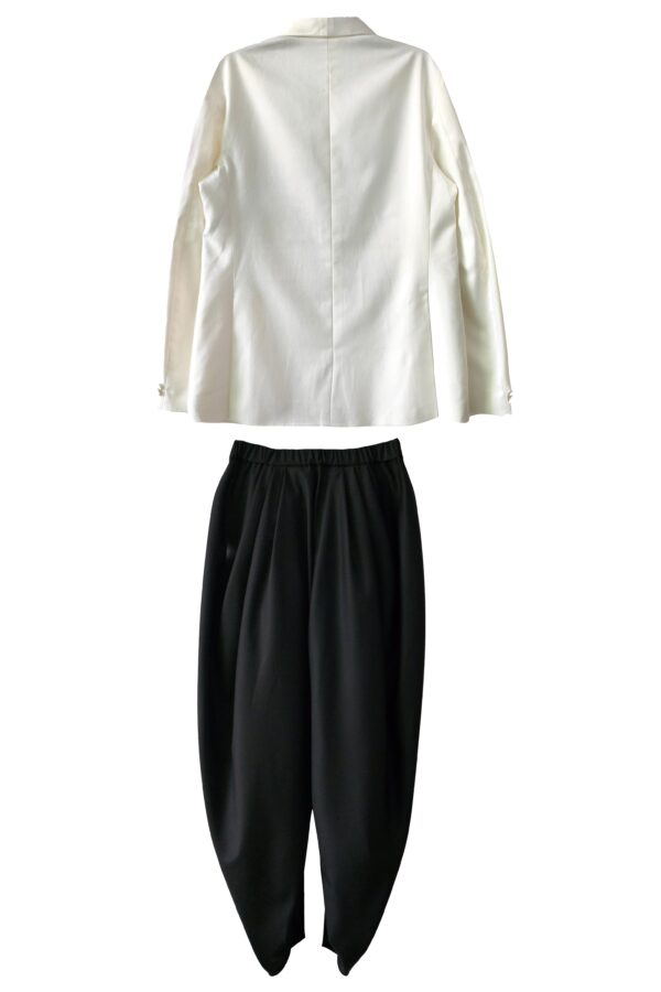 Tuxedo, Shirt and Cowl Pant Set - Image 3