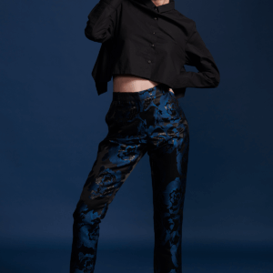 Back Tie Crop Shirt