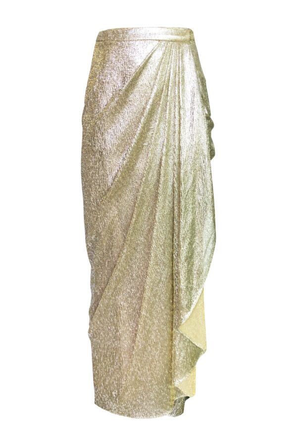 Shimmer Wrap Skirt - Image 2