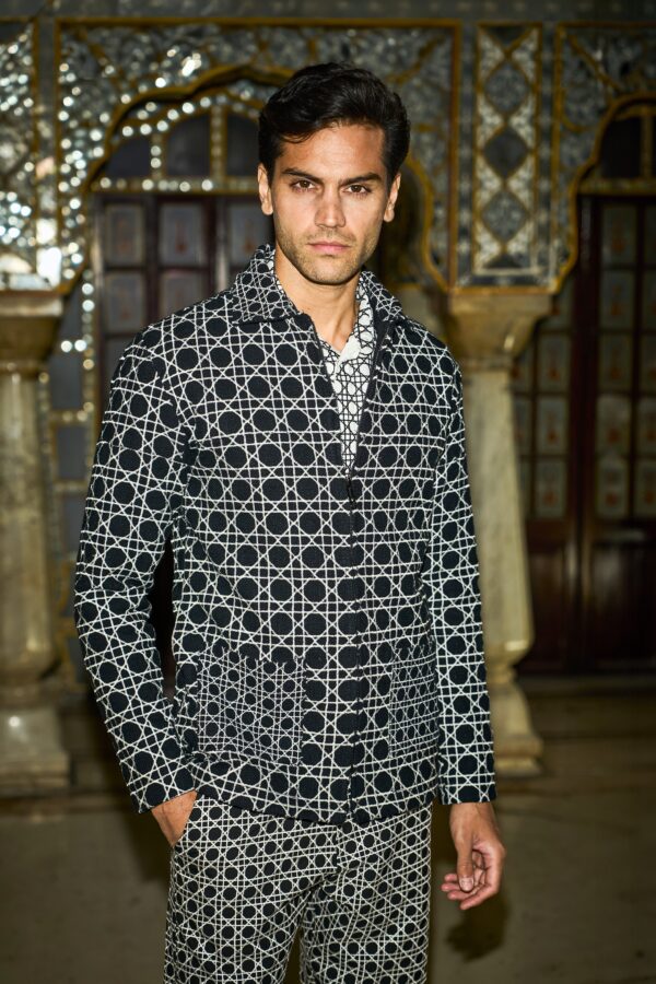 Rattan Embroidered Jacket and Pant - Image 12