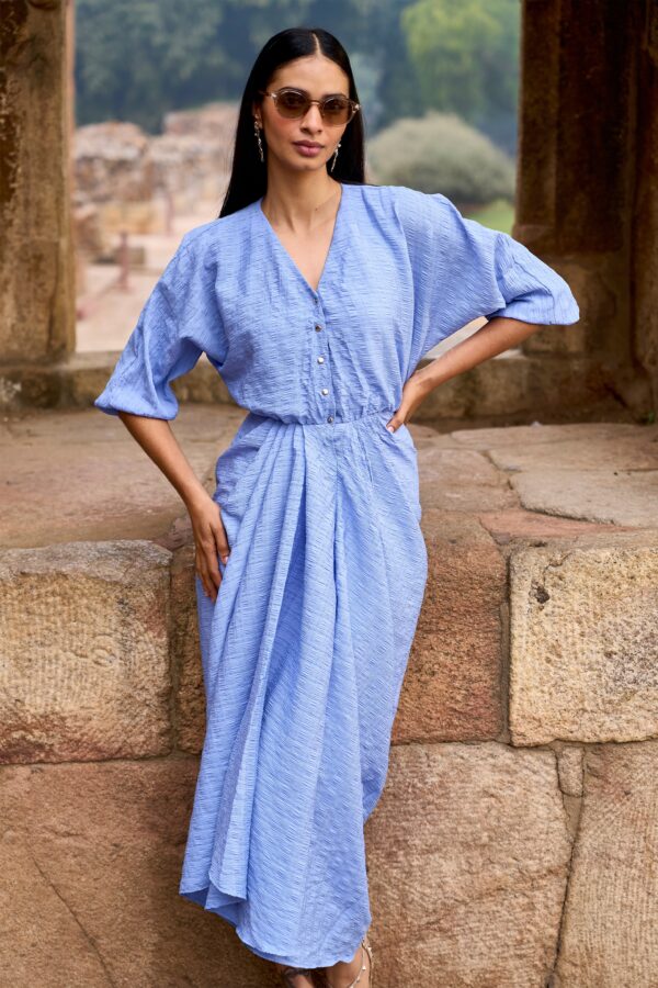 Textured Draped Midi - Image 7
