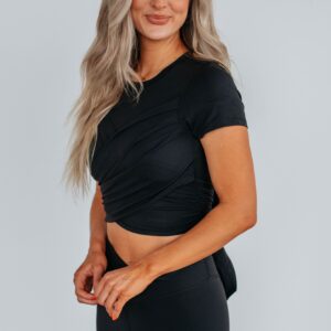 Alita Twist Front Top - Black