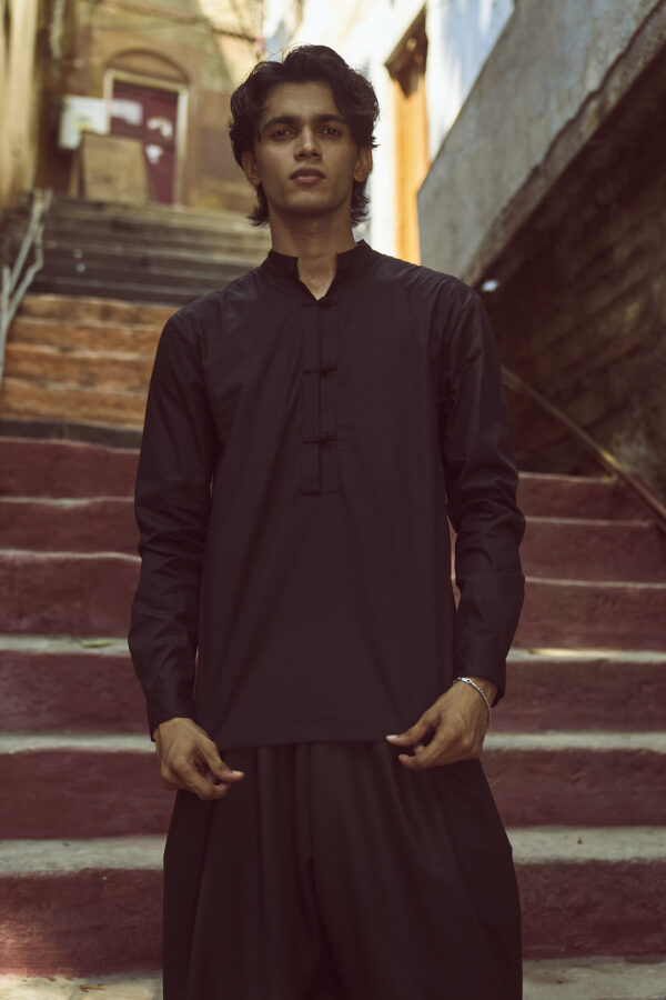 Tuxedo, Shirt and Cowl Pant Set - Image 19