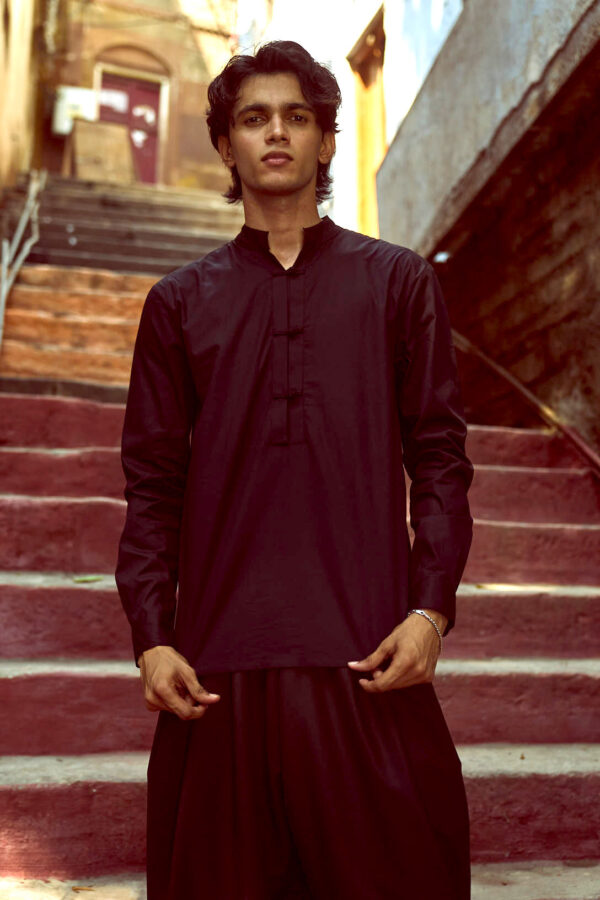 Knotted Button Popover Shirt - Image 16