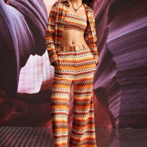 Geometric Jacquard Bralette