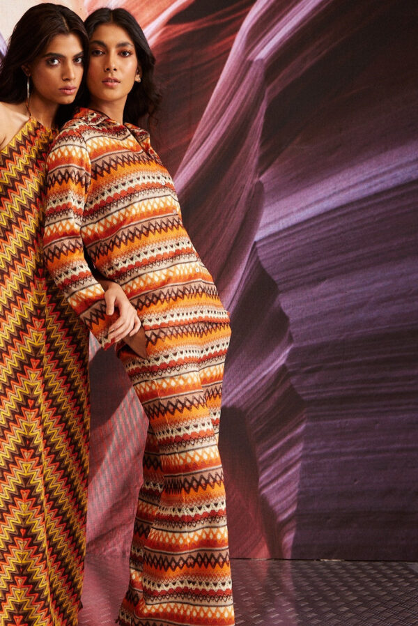 Geometric Jacquard Pant - Image 11