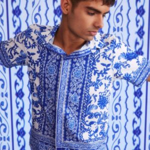 Ceramic Print Half Sleeve Shirt
