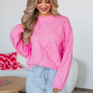 Candace Knit Sweater - Bubblegum