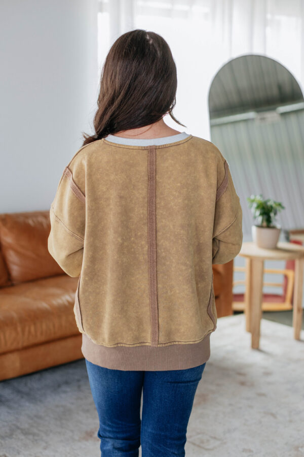 Corie Colorblock Sweatshirt - Dijon - Image 5