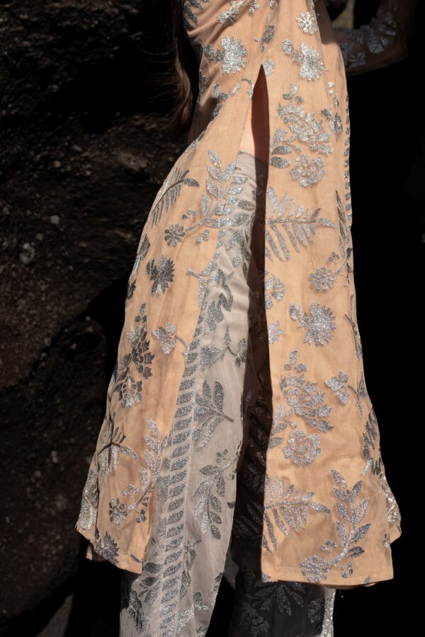 Metallic Badla Stitch Pant - Image 7