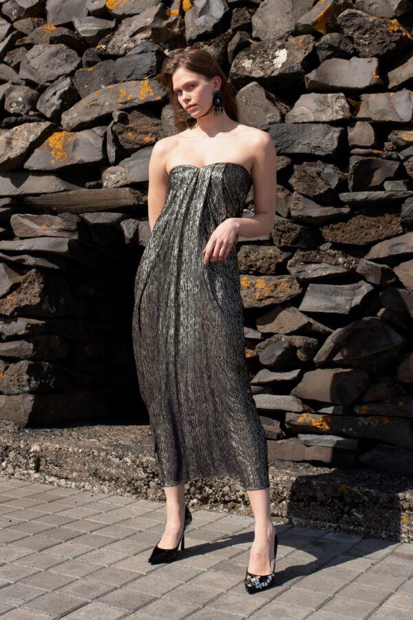 Foil Tube Dress