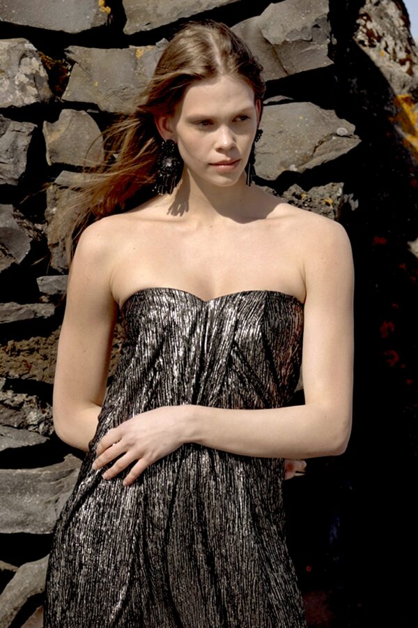 Foil Tube Dress - Image 4
