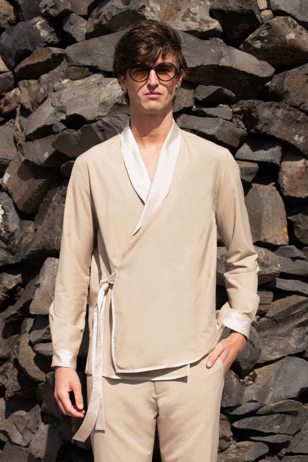 Beige Side Tie Set - Image 6