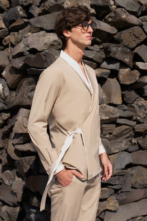 Beige Side Tie Set - Image 7